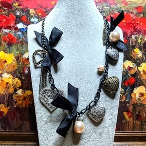 Women Jewelry , Necklace, Pearl's, Hearts